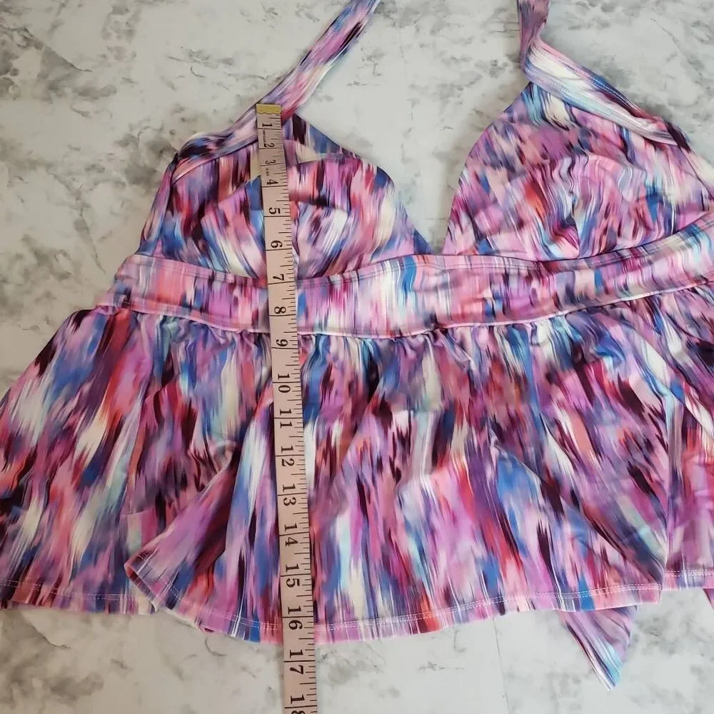 Pink Time and Tru Swim Top XL